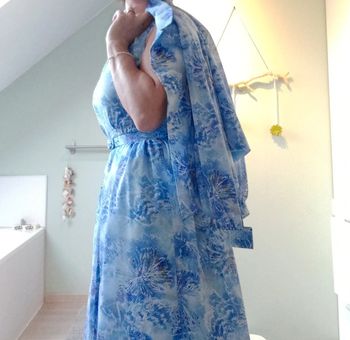 Jolie robe + blazer Vintage fais main