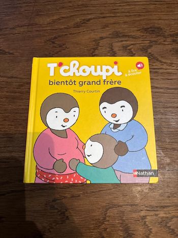 Livre T’choupi bientôt au grand frère