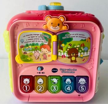 Super cube des découvertes rose Vtech