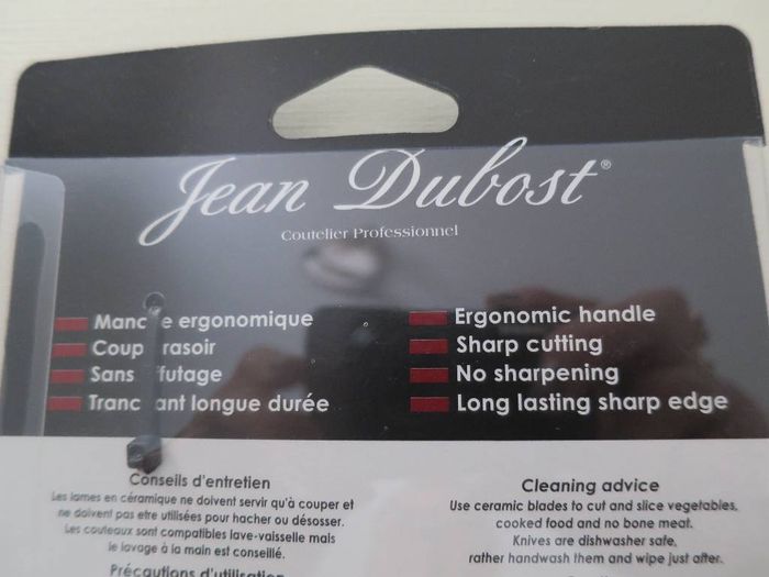 Coffret Couteau à office + éplucheur en céramique - photo numéro 4