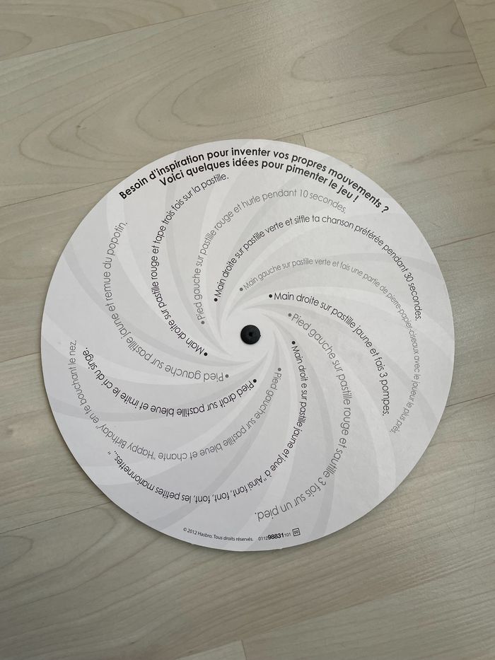 Jeu Twister Géant Pour Enfants Et Adultes - Tapis De Sol Avec Roulette, Jeu D'équilibre Pour Fêtes En Famille
