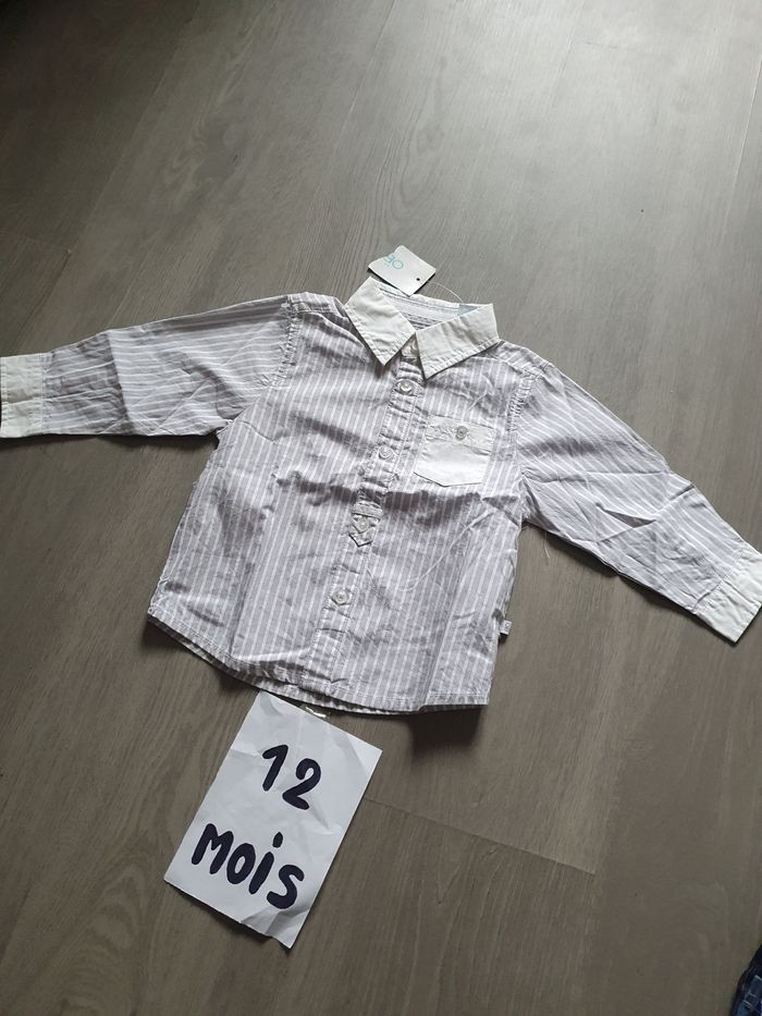 Chemise 12mois garçon