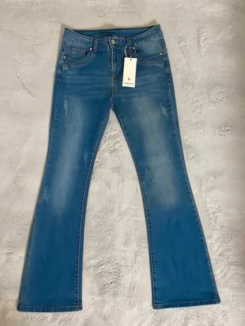 Jean Bootcut Girl Vivi Femme Bleu – Taille 38 neuf 