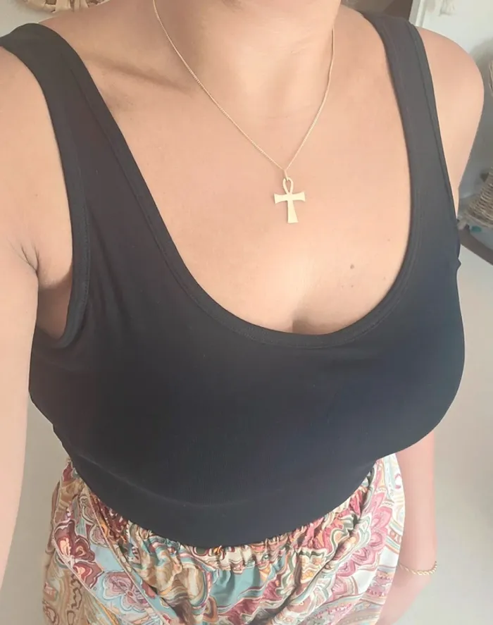Top coton brassière intégrée