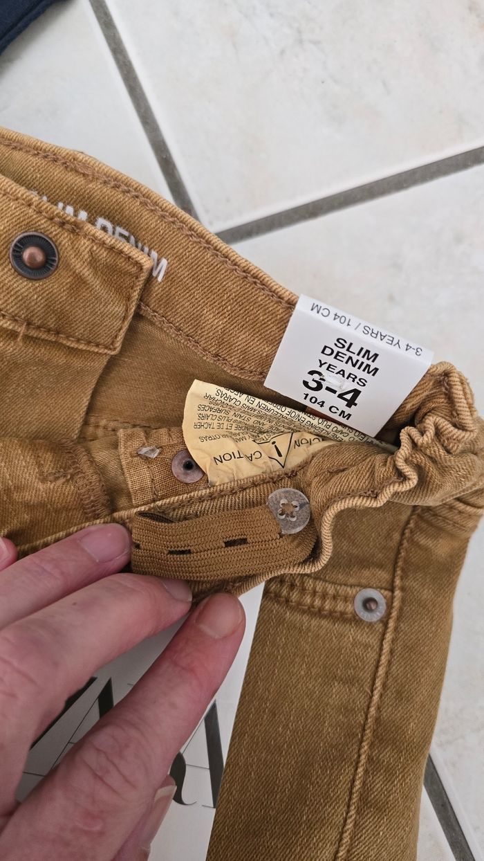 Neufs (non portés) 🏷💙🤩🥰ensemble teeshirt ml et jeans slim 4 ans garçon 🤩🥰 - photo numéro 5