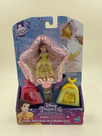 Baguette Magique À paillette Disney Princess secret style Belle Hasbro neuf