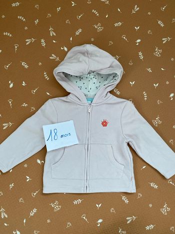 Gilet / veste jogging 18 mois