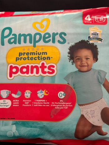 Couche Pampers pants taille 4