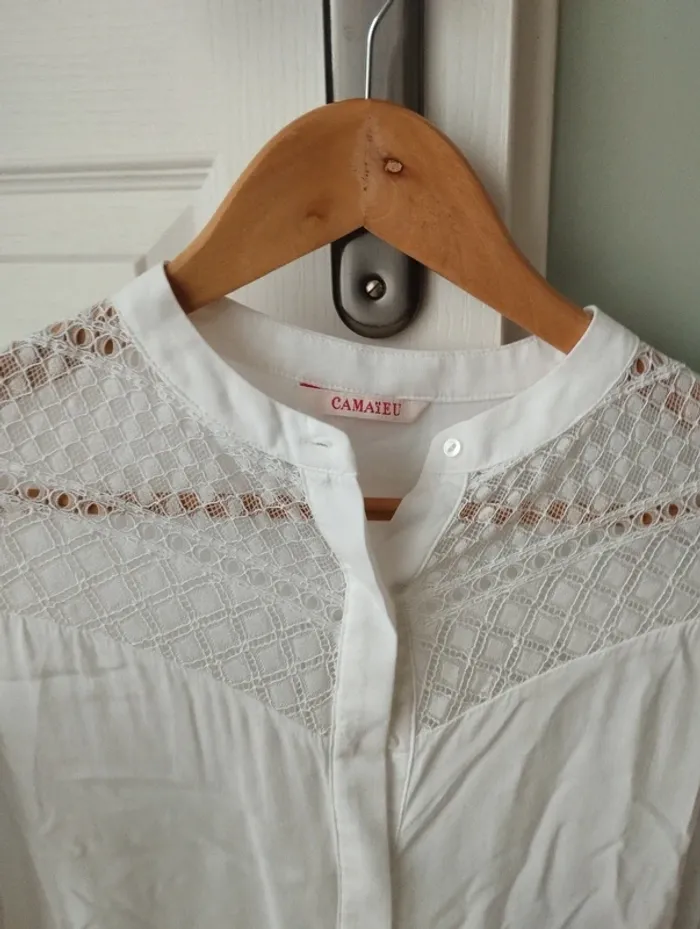 Chemise blanche camaïeu 36 - photo numéro 4