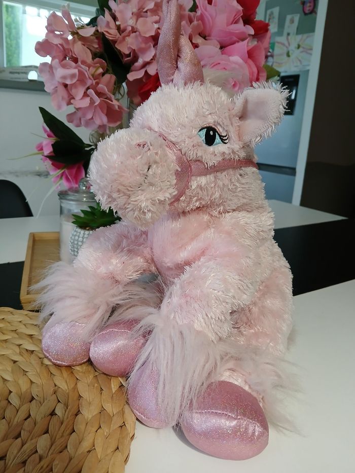 Péluche licorne rose 🌸 - photo numéro 6
