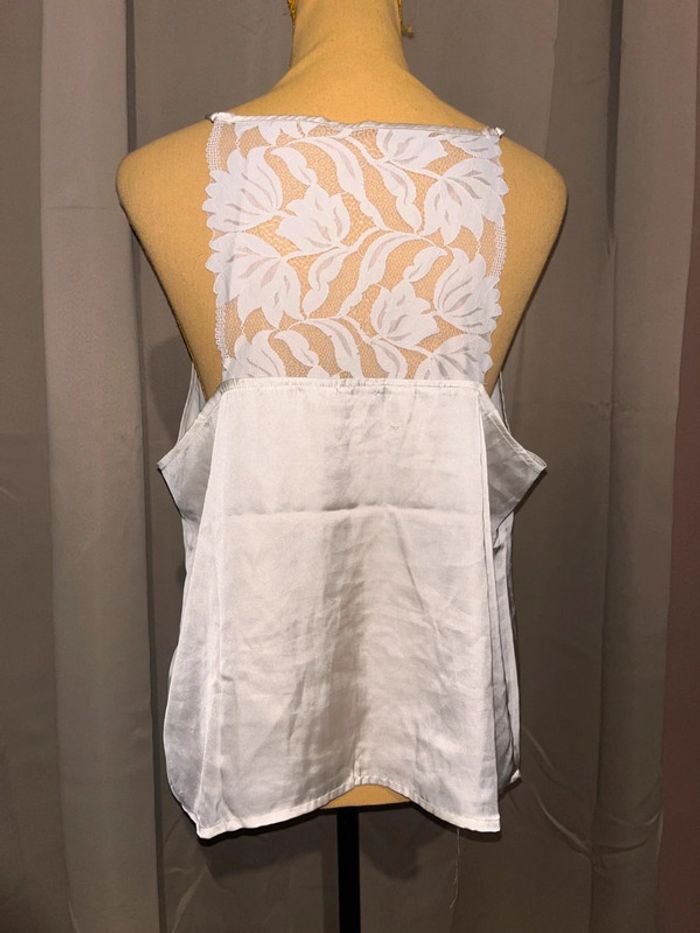 Debardeur en satin joli dos gémo XL beige creme - photo numéro 4