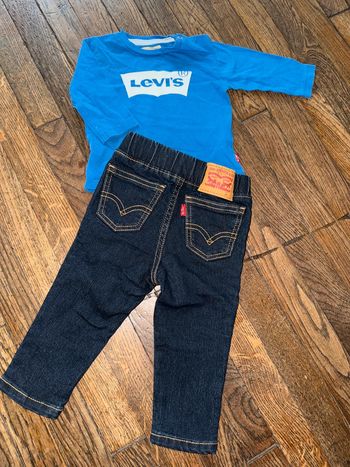 Haut et jeans Levi’s 6 mois