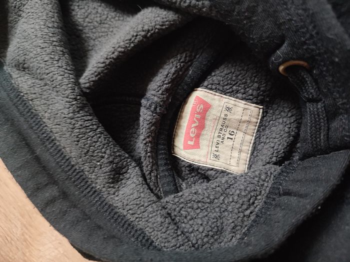 Sweat à capuche noir levis - photo numéro 3