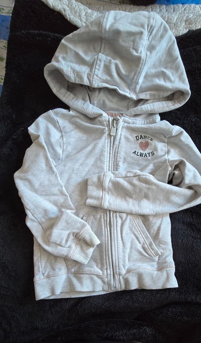 Sweat a capuche zippée 5 ans