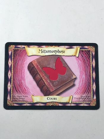 Métamorphose carte harry potter
