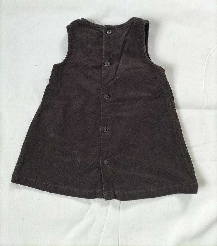 Robe velours marron 2 ans - photo numéro 2