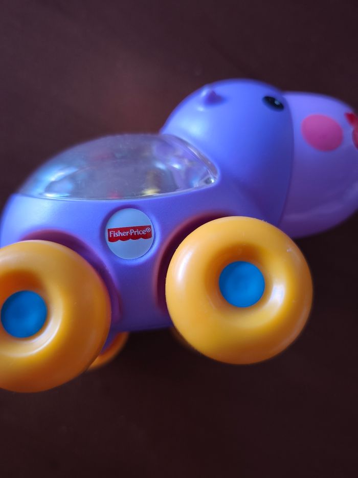 Jouet roulant hippopotame Fisher Price très bon état - photo numéro 4