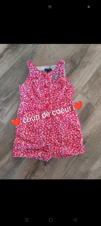 🌺 Combinaison été Sergent Major
Légère et pratique + fleurs délicates = look craquant garanti 😍
