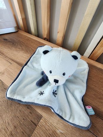 Ours sucre d orge bleu