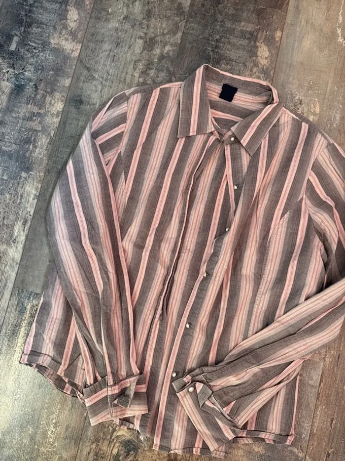 Chemise rayée Gap taille L - photo numéro 2