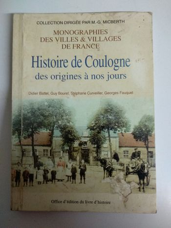 Livre Histoire de Coulogne des origines à nos jours