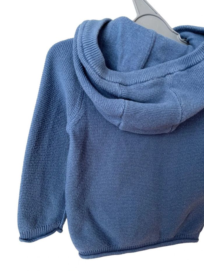 Gilet coton bleu à capuche - Lupilu 62/68cm (2-6mois) - photo numéro 6