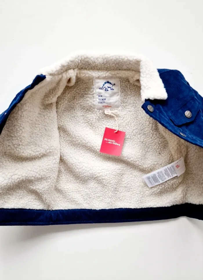 Du Pareil au Même - Veste en velours côtelé - Neuve avec étiquette ! (2 ans) - photo numéro 5