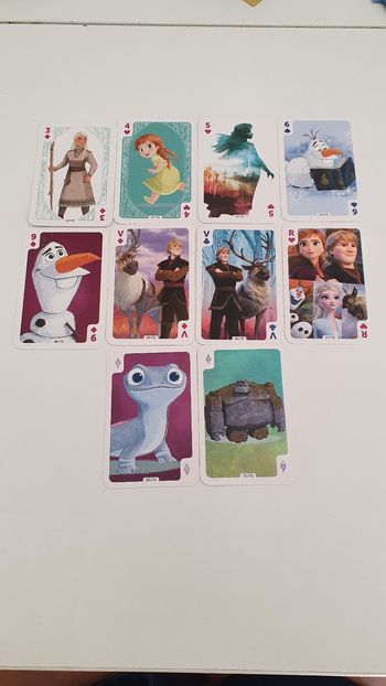 Cartes la reine des Neiges