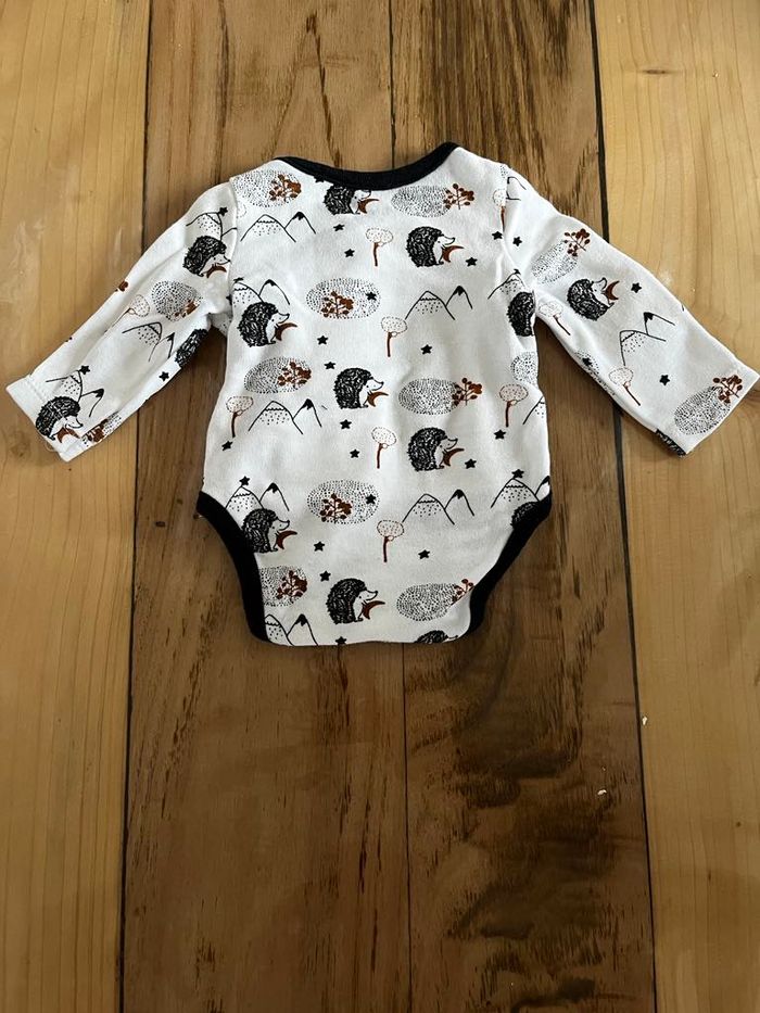 Body ouverture devant bleu marine et blanc – Orchestra – naissance - photo numéro 2