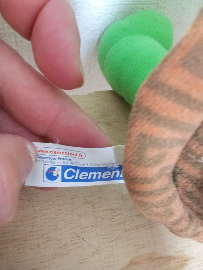 Peluche, doudou franklin clementoni, environ 20 cm - photo numéro 3