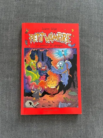 Livre Petit Vampire T.2 Le pouvoir du dragon de Joann Sfar