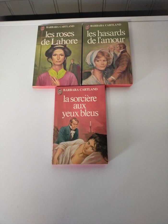 Lot de 3 livres Barbara Cartland