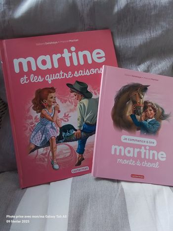2 livres Martine