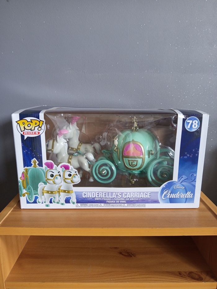 Funko pop rides Cinderella's carriage Disney 78