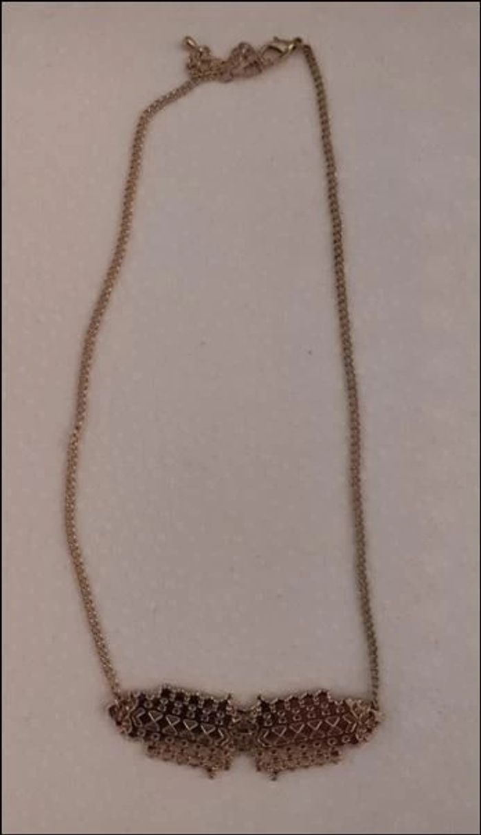 Collier fantaisie doré - photo numéro 2