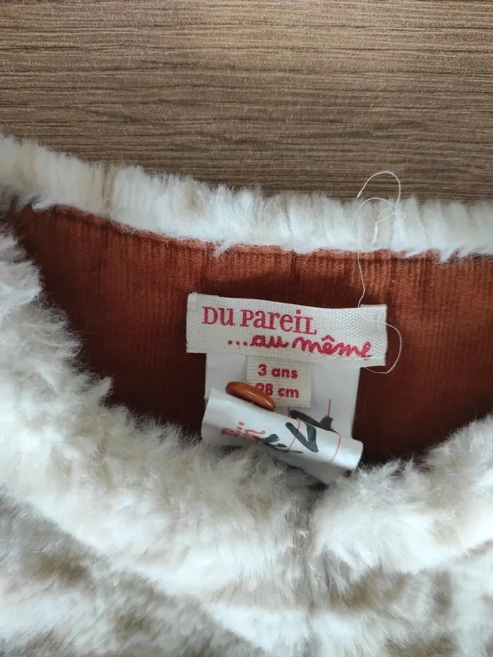 Gilet DPAM étiqueté 3 ans taille grand - photo numéro 2