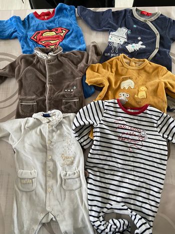 Lot 6 pyjamas 6 mois