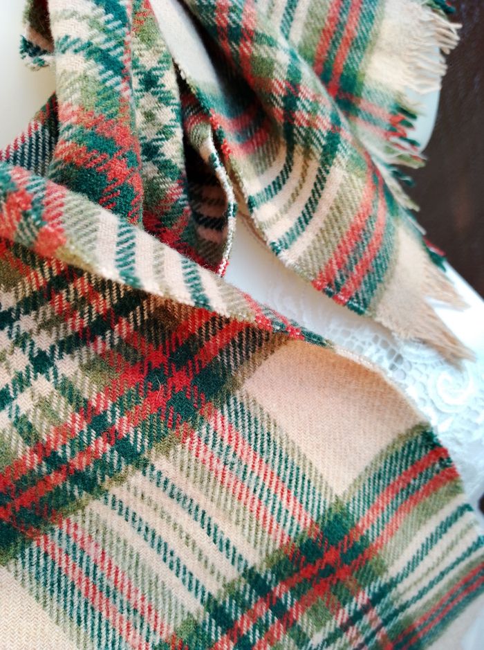 Lot de 2 écharpes vintage - photo numéro 2