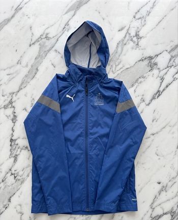 Veste / K-way Olympique de Marseille bleu foncé taille 14 ans 