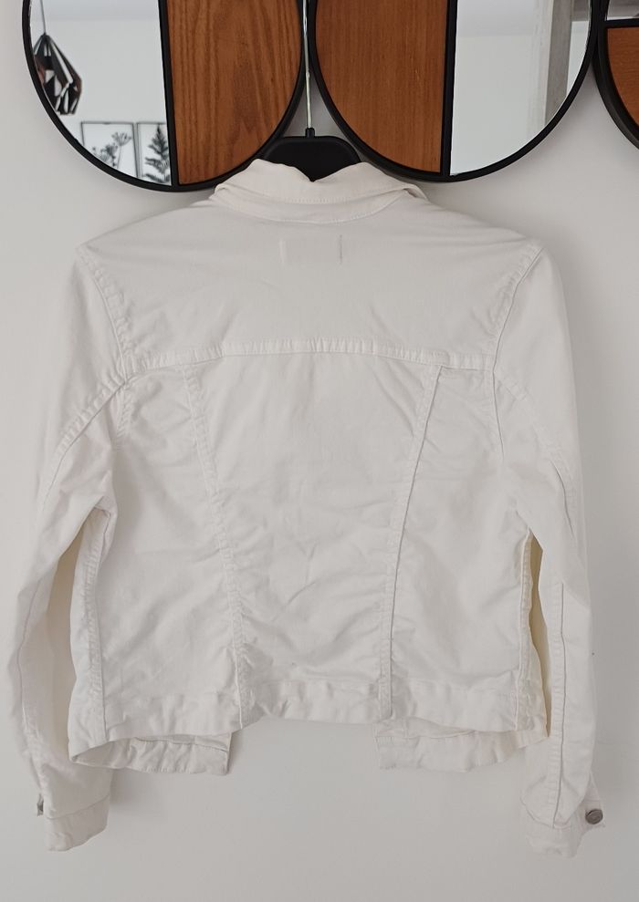 Veste en jeans blanche le  Temps des Cerises - photo numéro 2