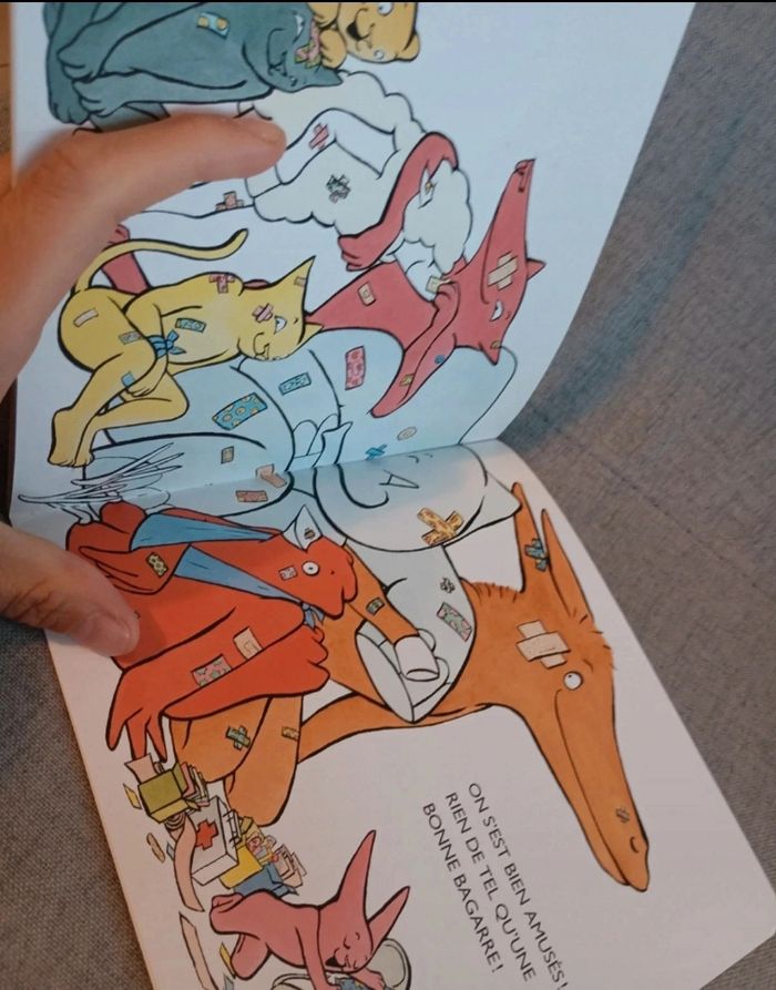 Livre école des loisirs la bagarre - photo numéro 2