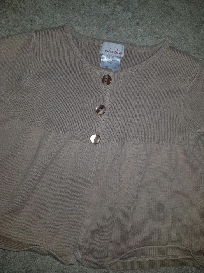 Ensemble 2 pièces fille 12mois Disney mila blue - photo numéro 6