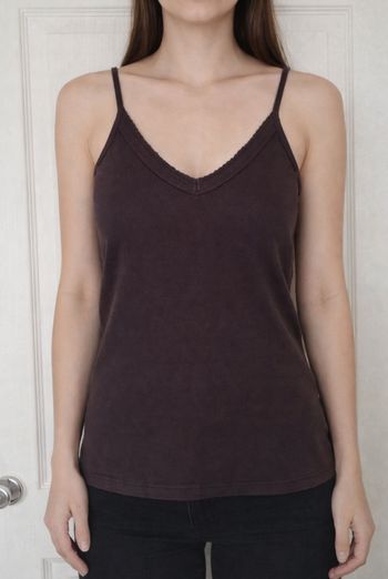 Débardeur marron femme chattawak taille S/36