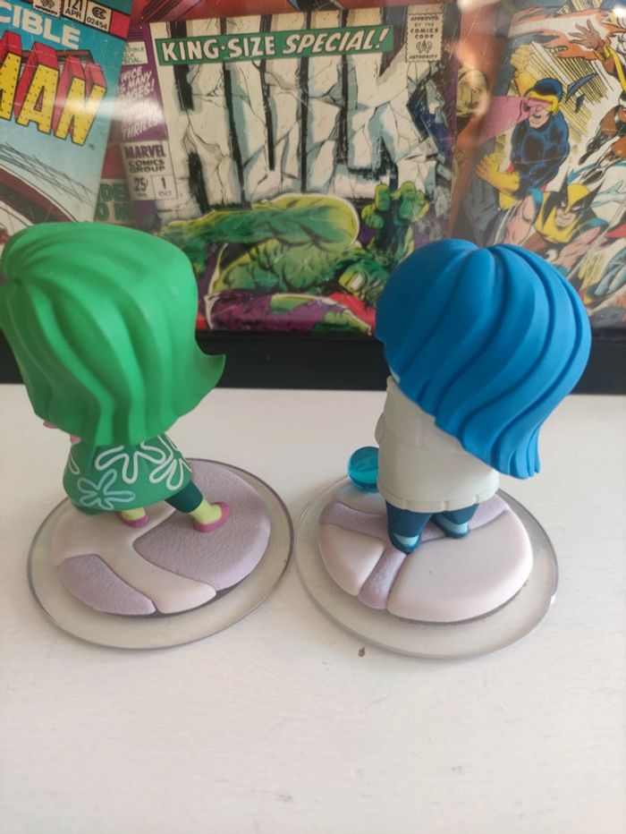Lot figurines Disney Infinity vice versa tristesse et dégoût - photo numéro 2