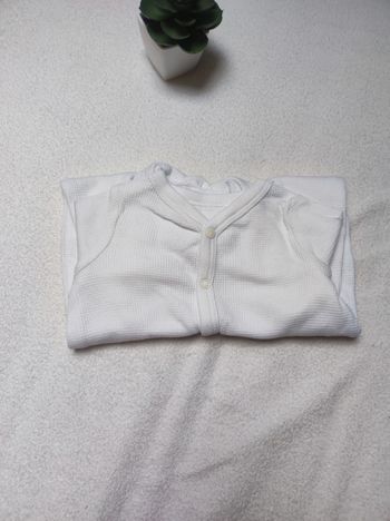 Pyjama léger blanc mixte - Taille 0-1 mois 56 - C&A Baby