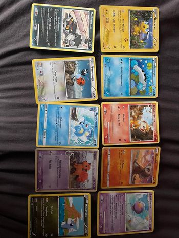 Lot de 10 cartes Pokémon