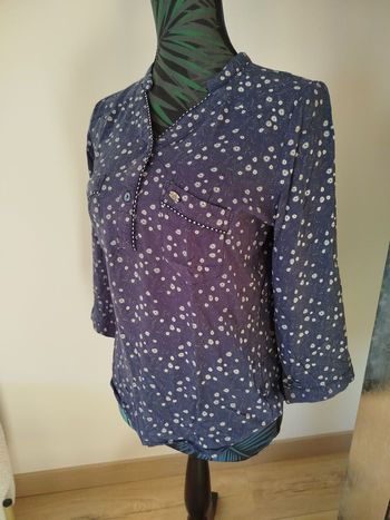 Blouse chemisier bleu Kaporal 36