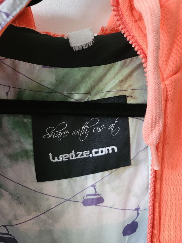 Gilet polaire capuche Wed’ze S – Gris & Orange – Intérieur ski stylé 🎿❄️ - photo numéro 5