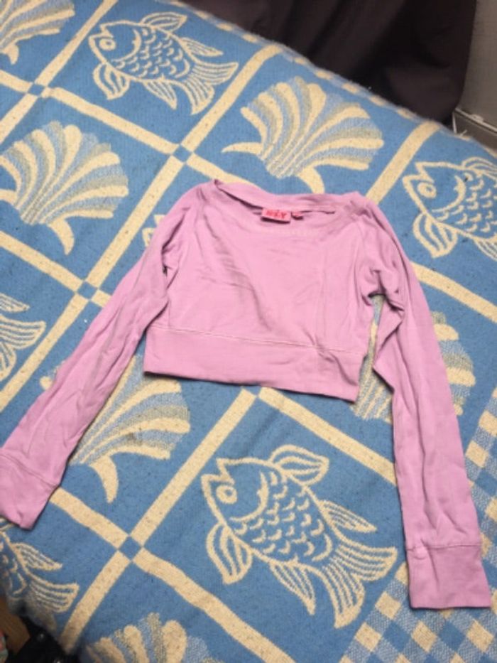 Haut court manche longue fille 8 ans
