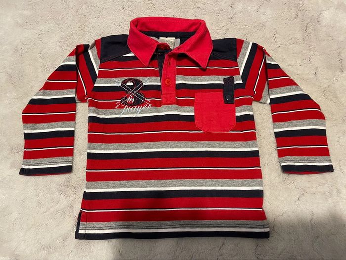 Polo manches longues - Newborn - 12/18 mois